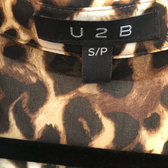 Leopard print sheer blouse - Picture 5 of 5